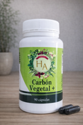 Carbón Vegetal + - 90 cápsulas