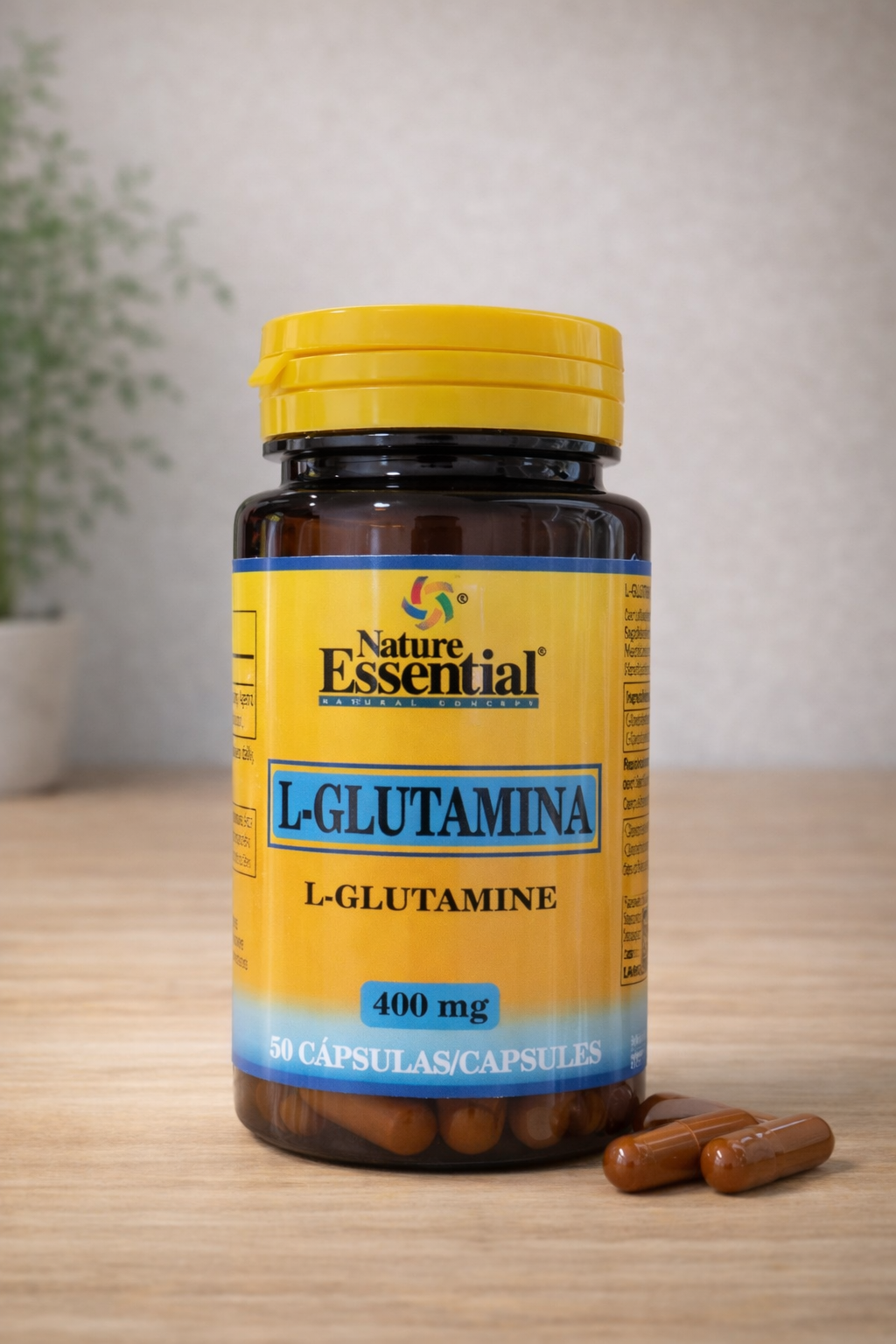 L-Glutamina - 50 cápsulas