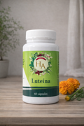 Complemento con luteína y zeaxantina enriquecido con vitamina A, E y zinc para apoyar la salud ocular y la protección antioxidante diaria.