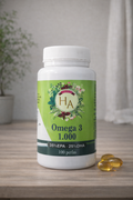 Omega 3 1000 con 35% EPA y 25% DHA en perlas – Complemento alimenticio HA 100 cápsulas